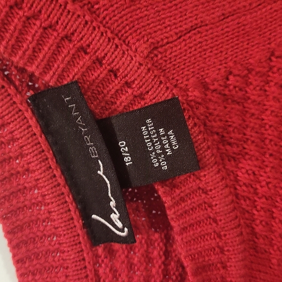 Pre-owned Red Lane Bryant Scoop Neck Sweater - Picture 5 of 10